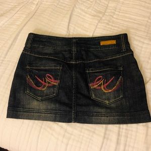 💥SALE!💥 Express Denim Mini Skirt size 0, NWOT